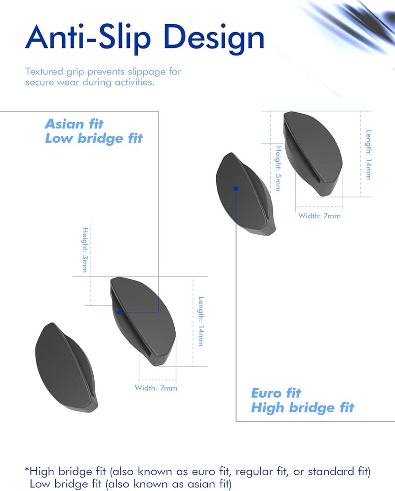 SAUCER Replacement Nose Pieces for Oakley Frogskins Range | Frogskins Range XL | OO9288 | OO9480 | OO9242 | OO9289 Sunglass - Image 3